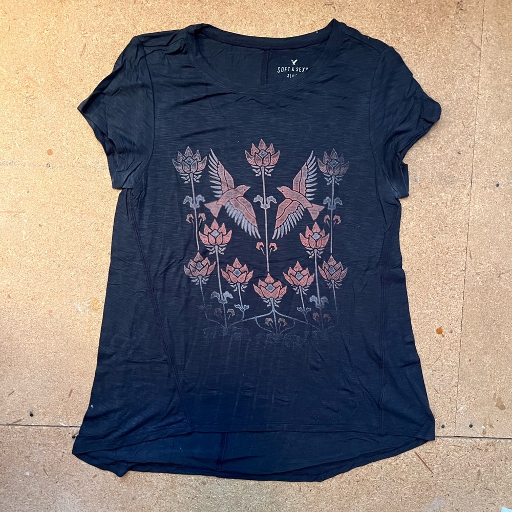 American Eagle Patterned Tee